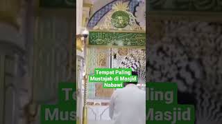 Tempat paling mustajab di Masjid Babawi #madinahalmunawwarah #shorts #kontenkreator #islamic