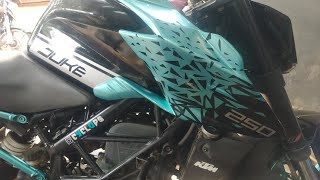 Duke 250 Graphics Modification | Duke modified