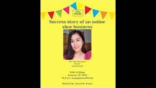 Ang Pinoy - EntrePinoy, Success story of an online shoe business with Ms. Tins Sicangco (APC 12)