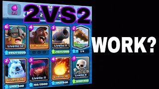 2vs2 Hog Rider and Elite Barbarians part 2 |Clash Royale