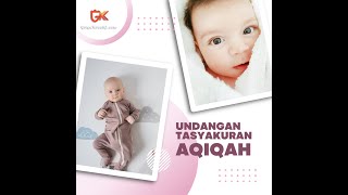 Jasa Video Animasi Undangan Aqiqah AQ34 by Griya Kreatif