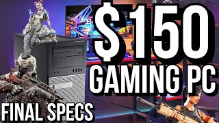 $150 Budget Gaming PC Build Off Challenge 2024 Final Entry - AMD RX570 i7-4770 gameplay in Fortnite