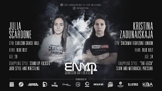 Julia Scardone vs Kristina Zadunaiskaja: Enyo Grappling August 2022