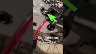 SHIMANO Bremssystem Fahrrad entlüften#shorts