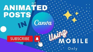 Animated Posts in Canva using mobile Urdu/Hindi -2023