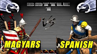 Magyars VS Spanish | Age of Empires 2 Battles