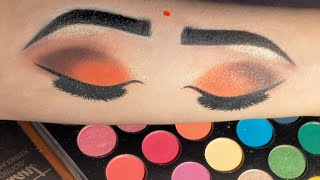 Brown & Orange Eyeshadow Tutorials.#eyemakeup  #eyemakeup#instagram#instagram#shorts#youtubeshorts