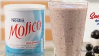 Milk shake de jabuticaba com leite em pó (Molico vitamina D) #Shorts