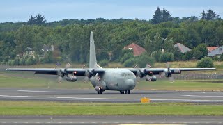 UAE C130 Smokey Arrival Prestwick 23/07/22