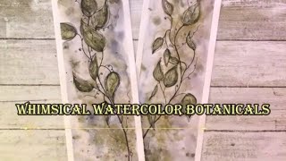 Whimsical Watercolor Botanicals