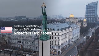 Lūdzu iepazīstieties - jaunais ASV vēstnieks Latvijā Kristofers Robinsons