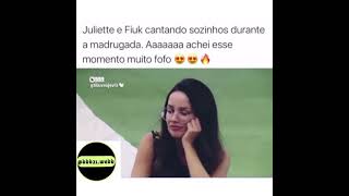 BBB 21 - JULIETTE E FIUK CANTANDO MÚSICA "SOZINHO" DURANTE A MADRUGADA😍😍