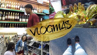 VLOGMAS: WINE AT THE DOLLAR STORE?!!|CurryTwins