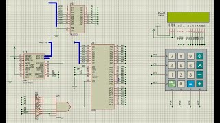 Calculator || Assembly Language Programming || Emu8086 || 8255 || LCD 16x02