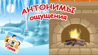 Антонимы - ощущения. Развивающий мультфильм для малышей. Папа V теме