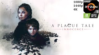 The Plague Tale Innocence Benchmark (1080p,1440p and 4K) RTX 3050 8gb, AMD Ryzen5 5500