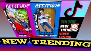 #New#tiktok#vides#editing New Tik Tok Trending Video Editing and Kine Master Video Editing