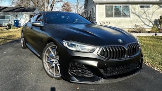 BMW M850i Turned into Classy BEAST That it is! Fully Wrapped Satin Black 😈