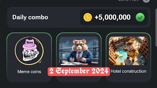 Hamster Kombat Daily Combo Today 2 September