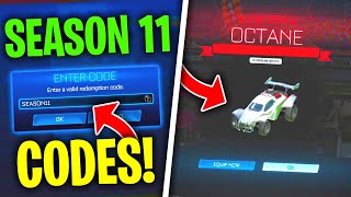 *NEW* Rocket League Redeem Season 11 Codes NOW!