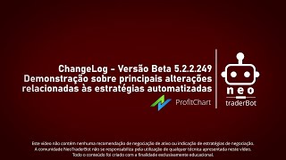 🔔 Atualizações Profit Chart em relação às Estratégias Automatizadas | Versão 5.5.2.249 [ChangeLog]