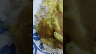 self made ... kadhi pakoda with fried rice 🍚 😋 😍 👌 🙌