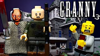 LEGO Мультфильм Granny 3 - Часть 1 / Horror game Гренни / ЛЕГО Stop Motion, Animation [4K]