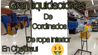 Liquidaciones de lencería en Chedraui  🤑🩲👙😲