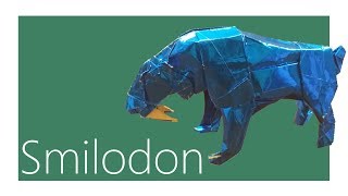 Smilodon Origami Tutorial (Satoshi Kamiya)