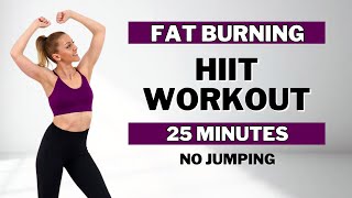 🔥25 Min LOW IMPACT HIIT🔥FAT BURNING CARDIO & TONING🔥ALL STANDING🔥NO JUMPING🔥NO REPEAT🔥