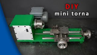 DIY Mini Torna tezgahı. Hassas, kendi küçük işlevi büyük.