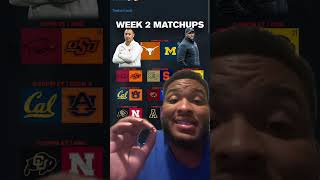 College Football Week 2 Pick’Em | Nebraska, Oklahoma State, Texas, Tennessee, Oregon