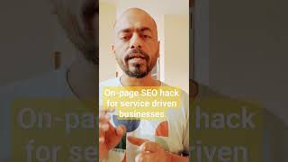 On-page SEO hack for service driven businesses #seo #seobacklinks #onpageseo #onpageoptimization