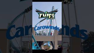 🎢 World’s TALLEST Roller Coaster (with a lift hill) FURY 325 at Carowinds #shorts #rollercoaster