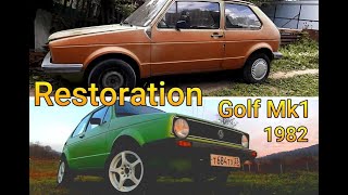 Продал мотоцикл чтобы купить старый Golf Mk1-1982 год 🤦‍♂️Реставрация Golf Mk1