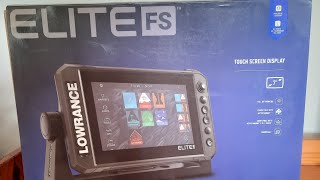 Unboxing Lowrance Elite FS #lowrance #elitefts #lowrancefishing #sonar