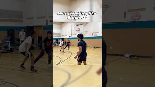 He shoots like STEPH CURRY… 🔥 #basketballshorts #basketball #shorts