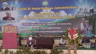 ACARA HALAL BI HALAL KAMUS SEJABODETABEK & WALIMATUSSAFAR KH ABDUL HALIM NST DAN ISTRI