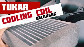 Cara buka cooling coil aircond belakang proton exora servis atau tukar baru tutorial lengkap