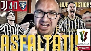 ASFALTATI!!! | JUVENTUS - Frosinone 4-0 | THE POSTMAN LIVE REACTION HD!!!