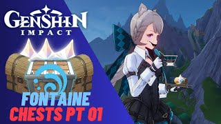 2 Minutes quick guide Fontaine Hidden Chest Part 01 | Genshin #原神 #genshinimpact #genshinimpactguide