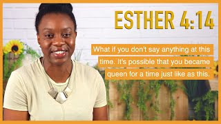 Esther 4:14 - Memory Verse with Ms.T | Bible Devotions for Everyone