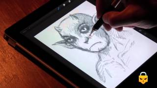 How to draw a Monster on Ipad 3