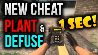 CSGO *NEW CHEAT* - Plant and Defuse 1 SEC (Instant explotion)