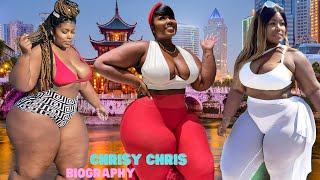 Chrisy Chris ✅ American Brand Ambassador | Plus Size Model | Curvy Fashion |Wiki, Age, Biography