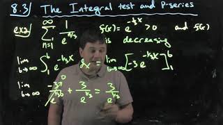 Lecture (8.3) Integral Test and P series