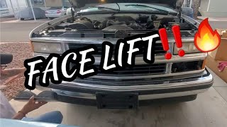 OBS Chevy Into GMC Front End Swap (YitaMotor Headlights, GMC Grille, & LED Turn Signals)