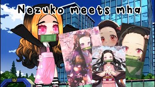 • Nezuko meets mha • part 1 • GC • My au •