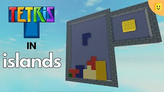 TETRIS in ROBLOX ISLANDS (Stop Motion)