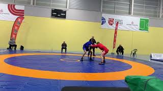 SAMBO: ENEAS ESTRADA (QP) VS HUGO MARTA (CM) Cadete masculino 64 Kg.